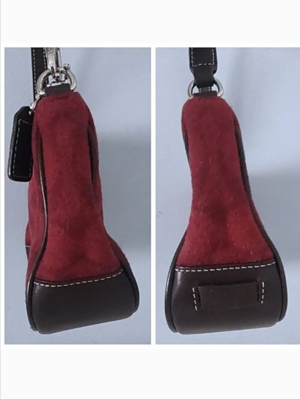 Coach vintage signature wool demi shoulder bag Y2K #7720 EUC - Picture 8 of 8
